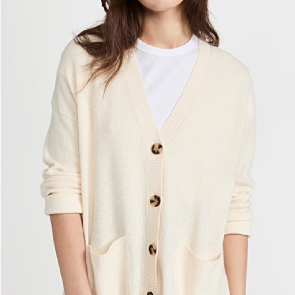 Madewell Asherton cardigan in Antique Cream